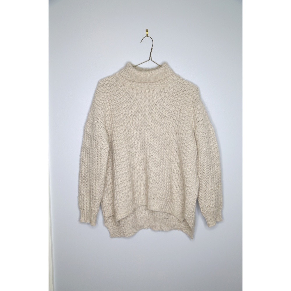 Zara Size M Cream Chunky Knit